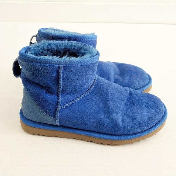 UGG Shoes - UGG Women's Blue Classic Mini Boots 6
